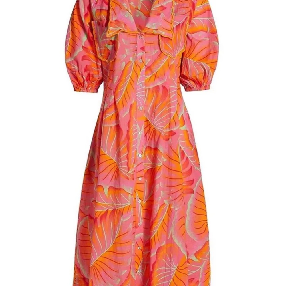 Farm Rio Bright Forest Midi Dress